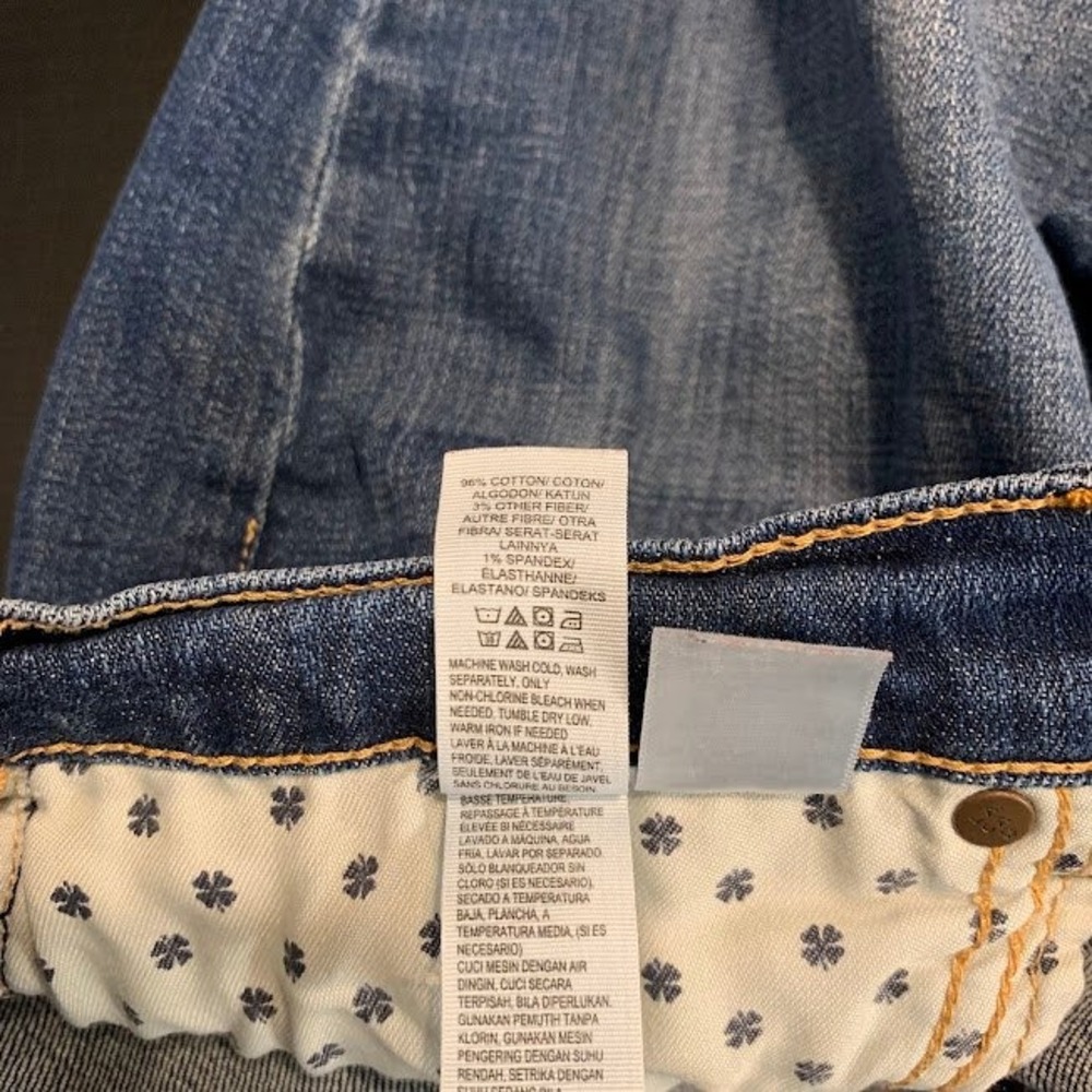 Lucky Brand Sweet N Straight Denim Jeans Mid Rise Women's 16/33 - Picture 9 of 13